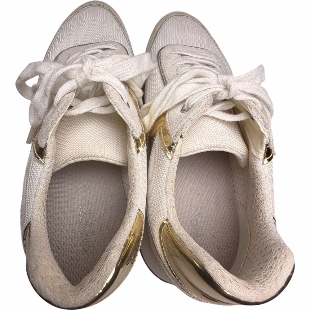 Geox D Doralea A Respira White Gold Comfort Walking Sneakers EU 40 US 10 - Picture 11 of 13